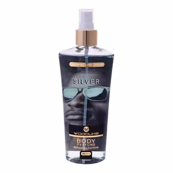 بادی اسپلش مردانه وودلایک مدل Silver حجم 250 میل