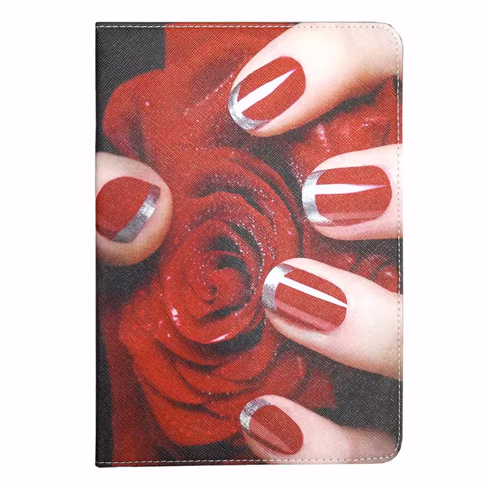 کیف کلاسوری طرح رز| تبلت اپل (ipad 10.5-10.2 (7th-8th-9th Gen