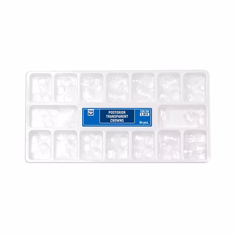 کیت روکش سلولوییدی خلفی TORVM – Posterior Transparent Crowns