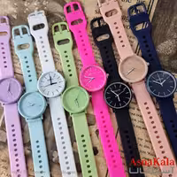 ساعت بولون دخترانه بند سیلیکونی ژله ای صفحه گرد کد WTCH11118W