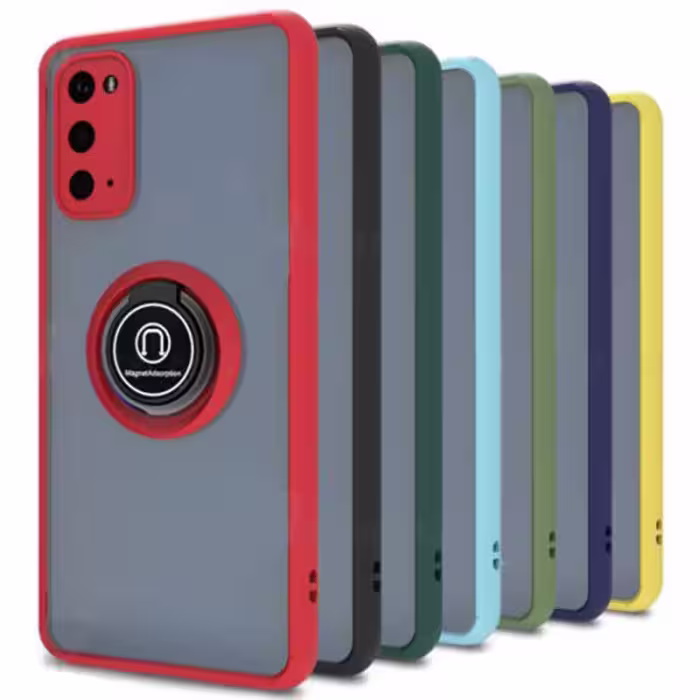 قاب مات انگشتی Samsung Galaxy S20 Plus Matte Hybrid Ring Case