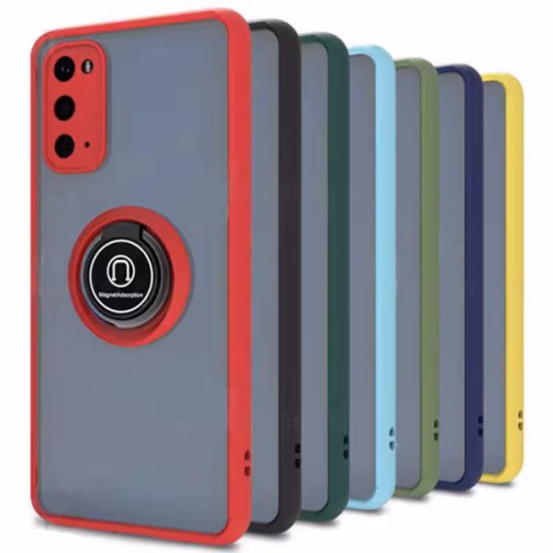 قاب مات انگشتی Samsung Galaxy S20 Plus Matte Hybrid Ring Case