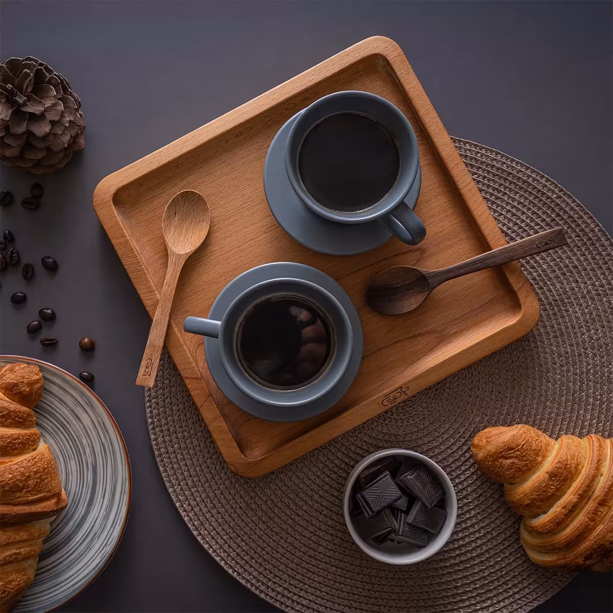 قاشق ادویه چوبی چوتاش 3 عددی