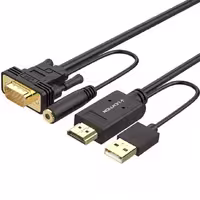 مبدل HDMI به VGA لنشن CB-VC-HpVa-P1 طول 2 متر