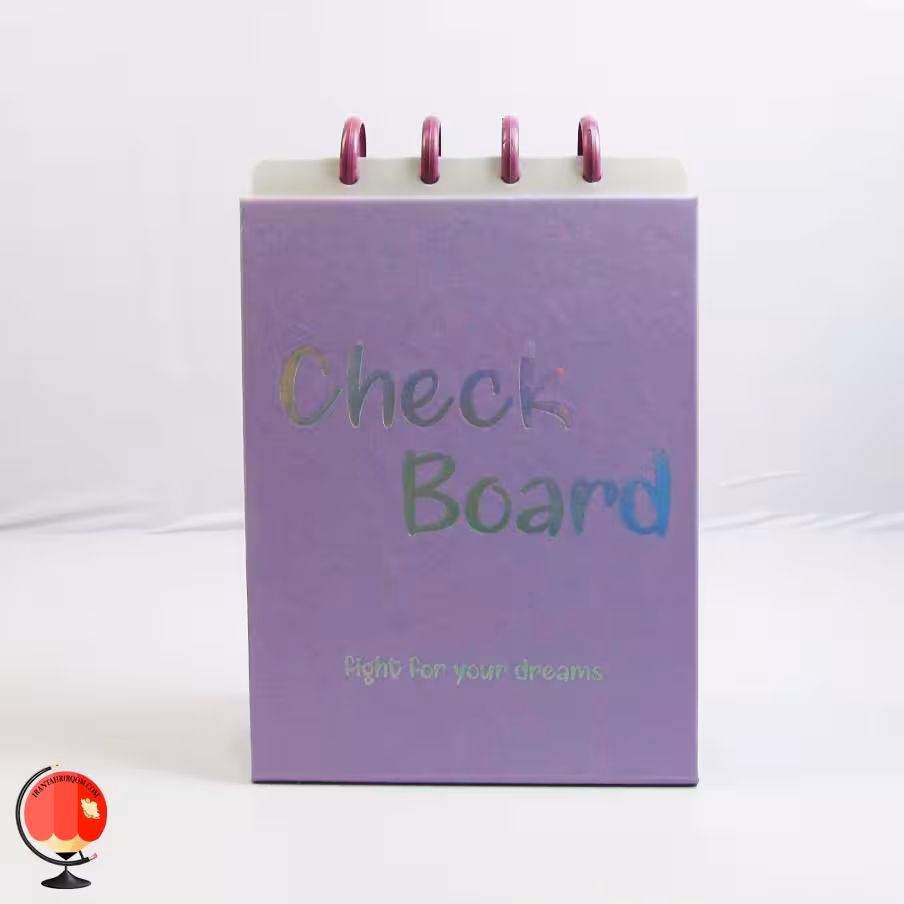 دفتر یادداشت چک بورد سویل رنگ بنفش