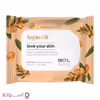 دستمال مرطوب بیول مدل argan oil تعداد 20 عدد