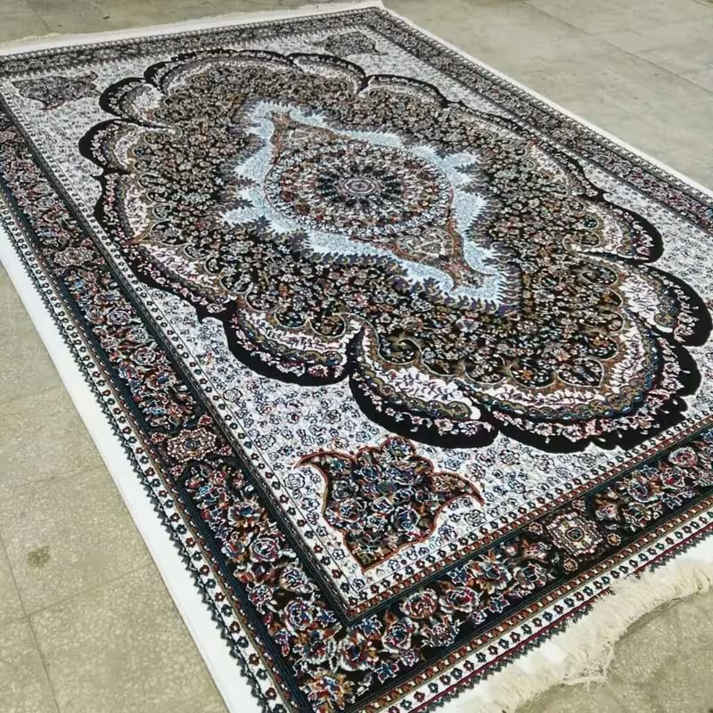 فرش ماشینی12متری کاشان نقشه آرشیدا بافت نرم وزیبا(ارسال رایگان)