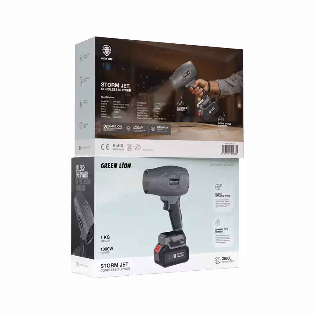 دمنده شارژی استورم جت گرین Green Lion Storm Jet Cordless Blower