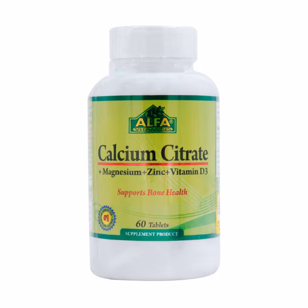 قرص کلسیم سیترات آلفا ویتامینز | Alfa Vitamins Calcium Citrate