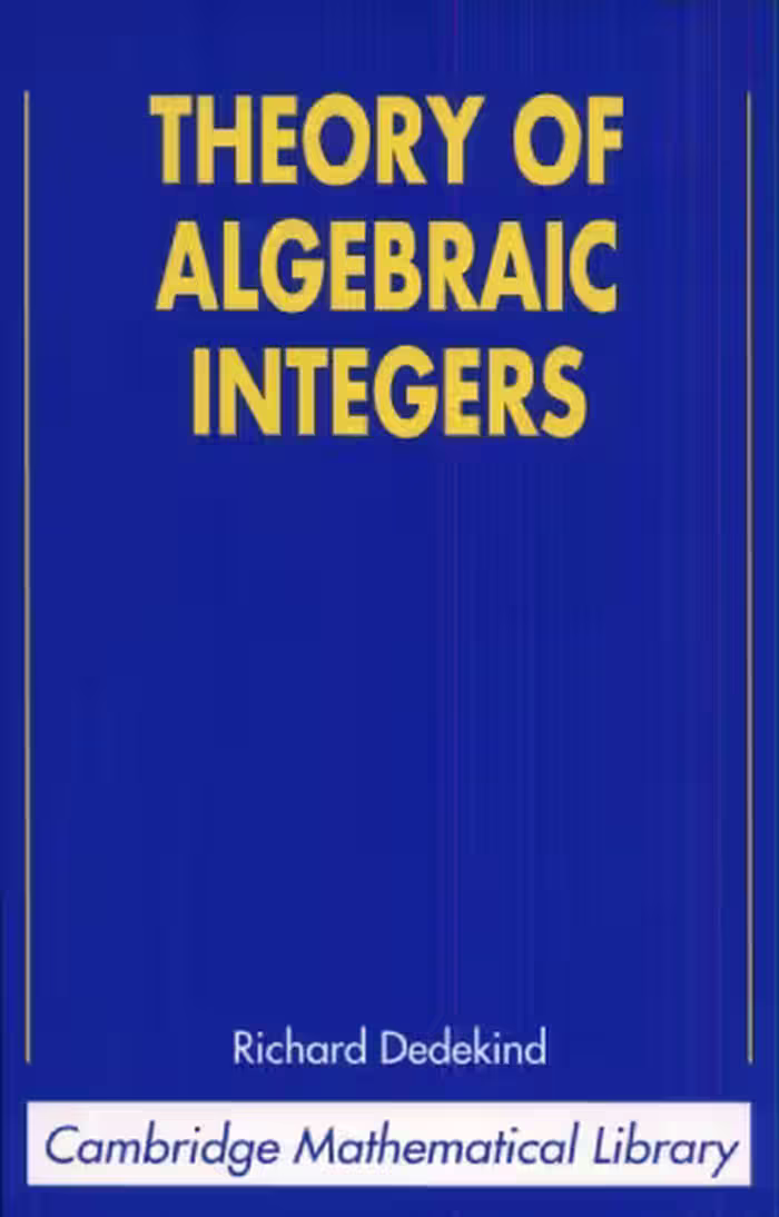 خرید و دانلود نسخه کامل کتاب Theory of Algebraic Integers