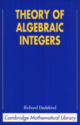 خرید و دانلود نسخه کامل کتاب Theory of Algebraic Integers