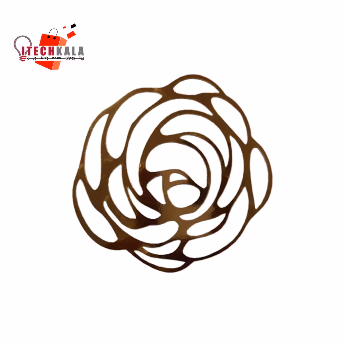 ورق مقوایی طلایی گل پیونی