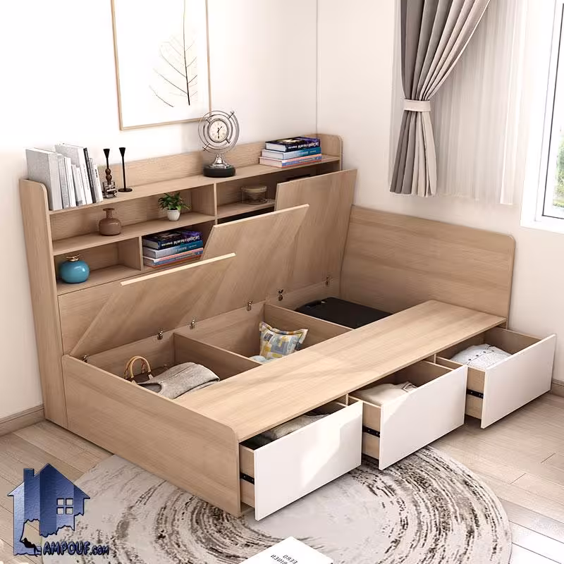 تخت خواب یک نفره SBJ207