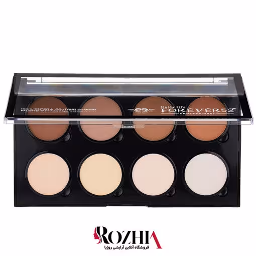 پالت هایلایتر و کانتور 8 رنگ  فوراور52