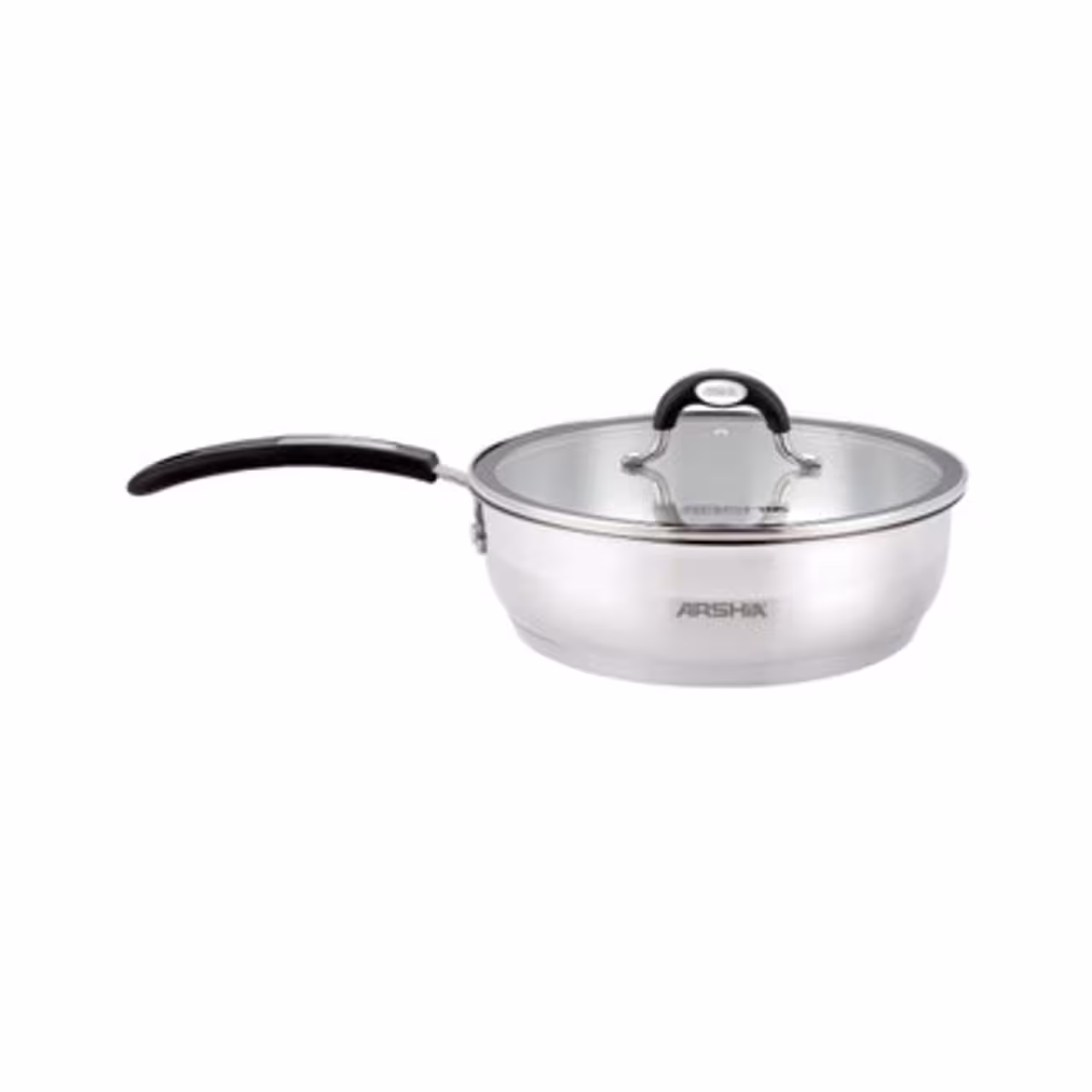 ماهیتابه تک دسته 24سانت استیل عرشیا مدلSS478-3084