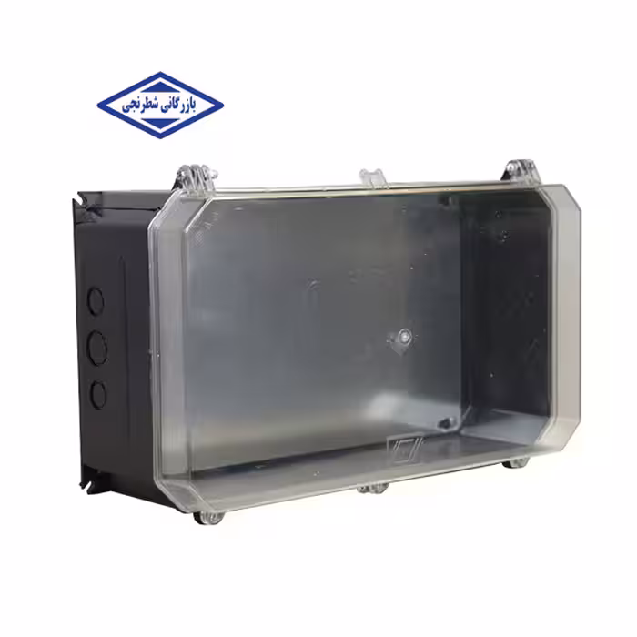 جعبه تقسیم پلی کربنات درب شفاف 15*25*45 البرز
