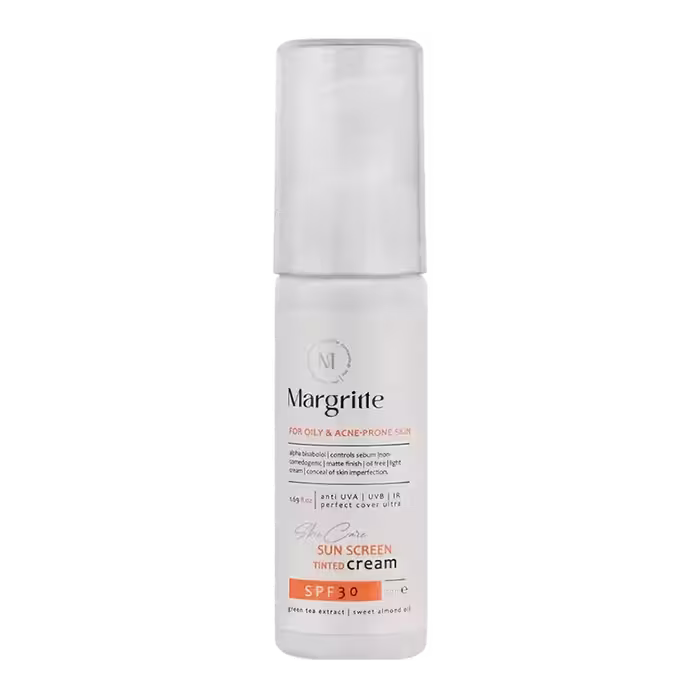 کرم ضد آفتاب رنگی پوست چرب مارگریت SPF30
