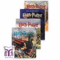 مجموعه 4 جلدی رمان مصور هری پاتر Harry Potter Books