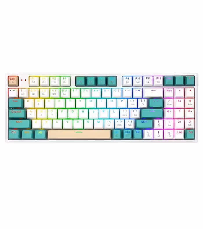 کیبورد گیمینگ ردراگون K643 PRO WGC VEIGAR Red Switch