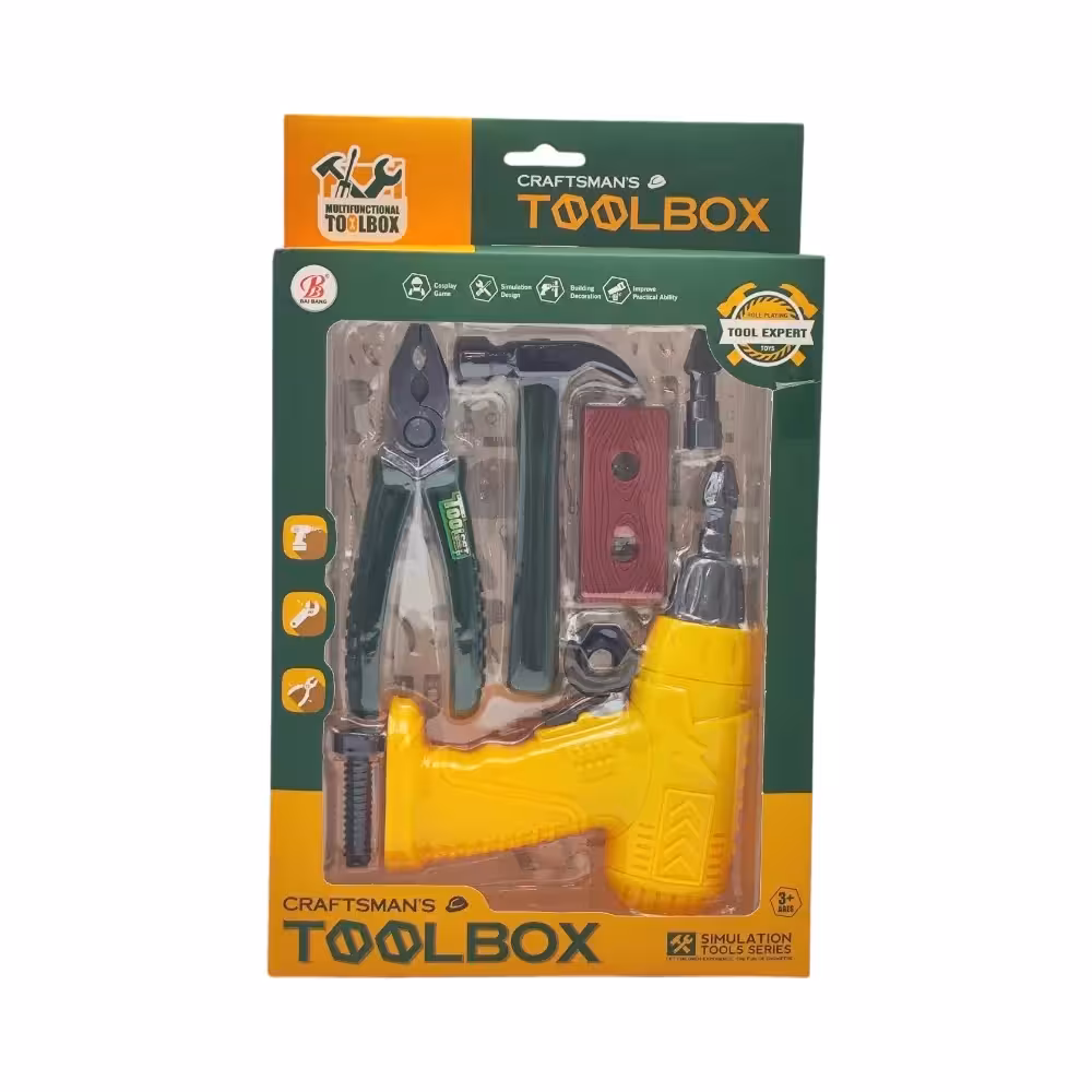 اسباب بازی ست دریل باتری خور کد NO.BB8042B