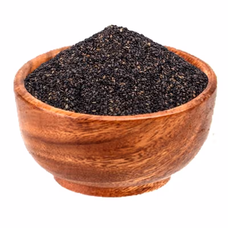 کنجد سیاه درجه یک پاک شده(100گرمی)