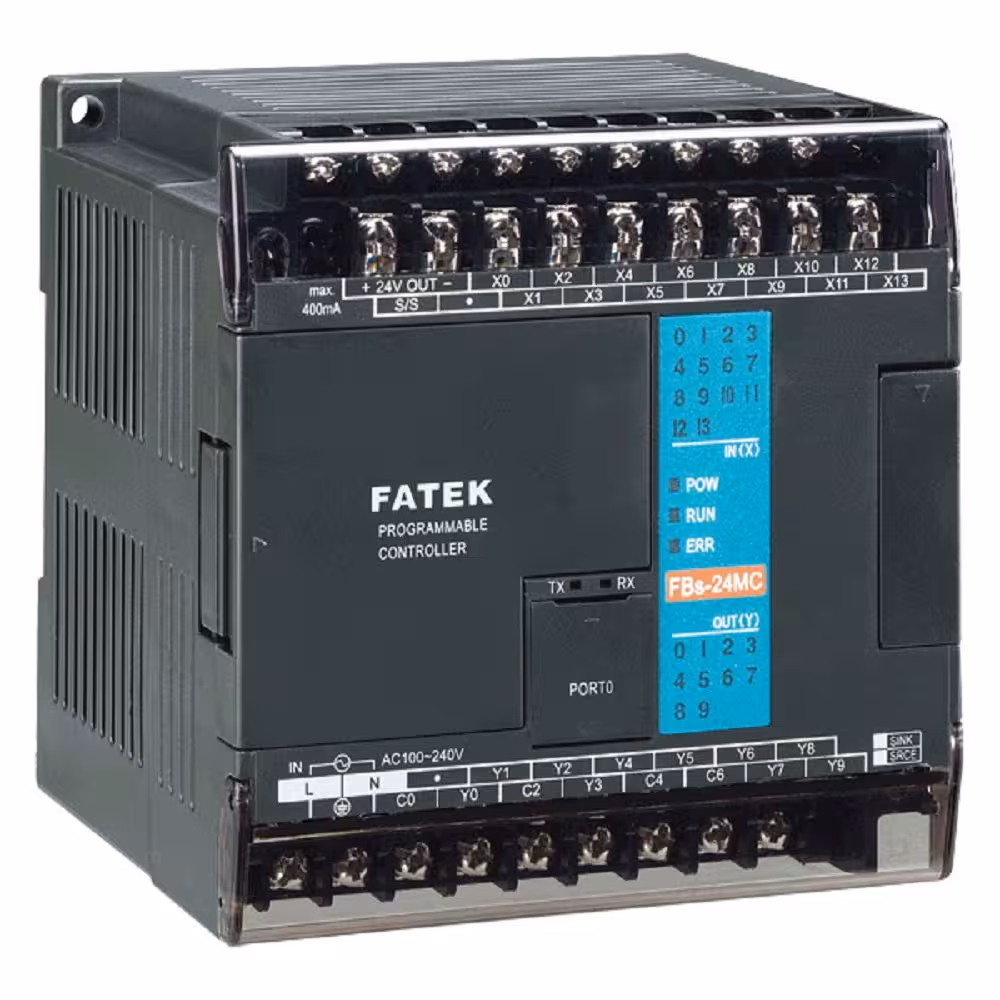 پی ال سی فتک FBs مدل FBs-24MCT ( درب جعبه باز شده است)