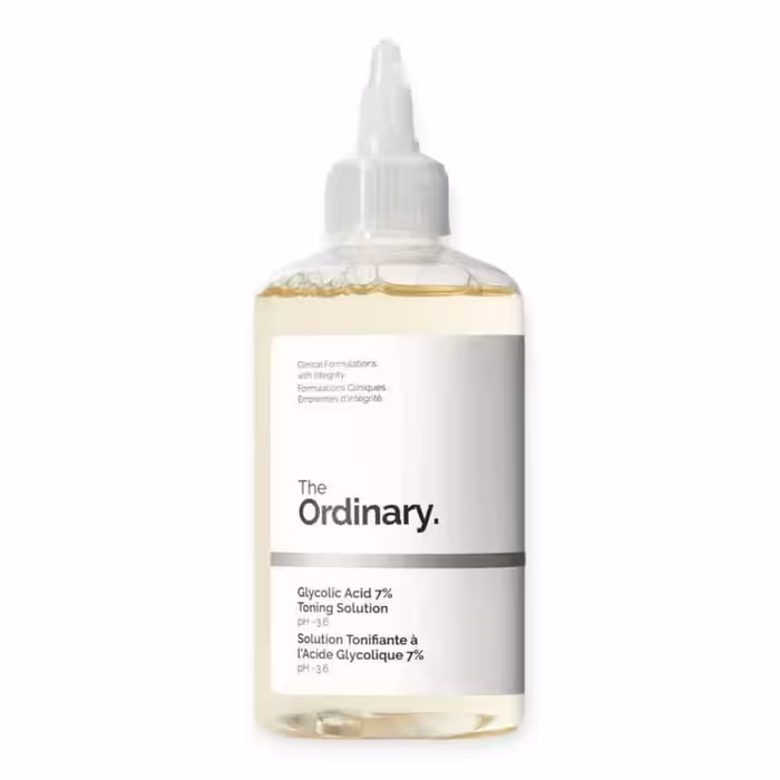 تونر گلیکولیک اسید 7% اوردینریordinary لایه بردار و شفاف کننده