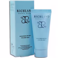 کرم ضدآفتاب بی رنگ SPF50 پوست خشک ریچلند