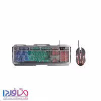 کيبورد و ماوس گیمینگ باسیم تراست مدل GXT-845 TURAL