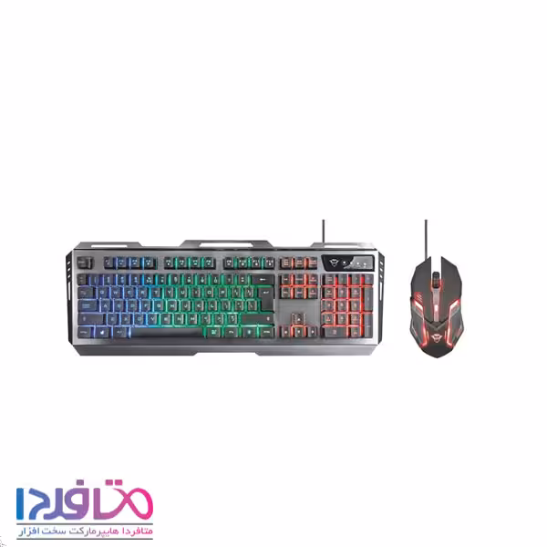 کيبورد و ماوس گیمینگ باسیم تراست مدل GXT-845 TURAL