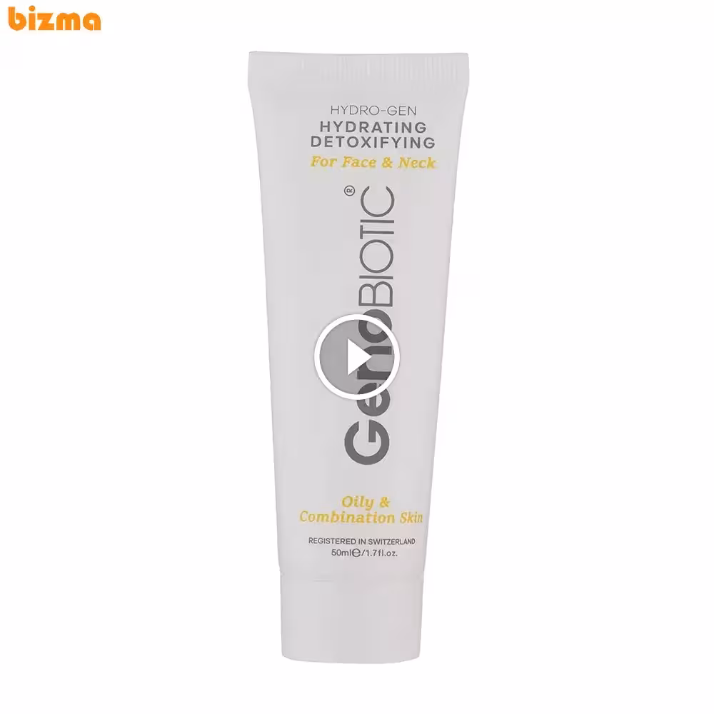 کرم مرطوب کننده و دتوکسیفای کننده ژنوبایوتیک مناسب پوست چرب و مختلط حجم 50 میلی لیتر