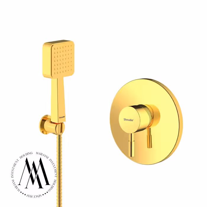 شیر حمام توکار شودر مدل مارینو تیپ 2 (طلایی)