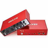 کارت صدای EBXYA USB با ورودی های EBXYA 24-Bit/192 kHz USB Soundcard Interface USB Audio Interface MIC/XLR/Line