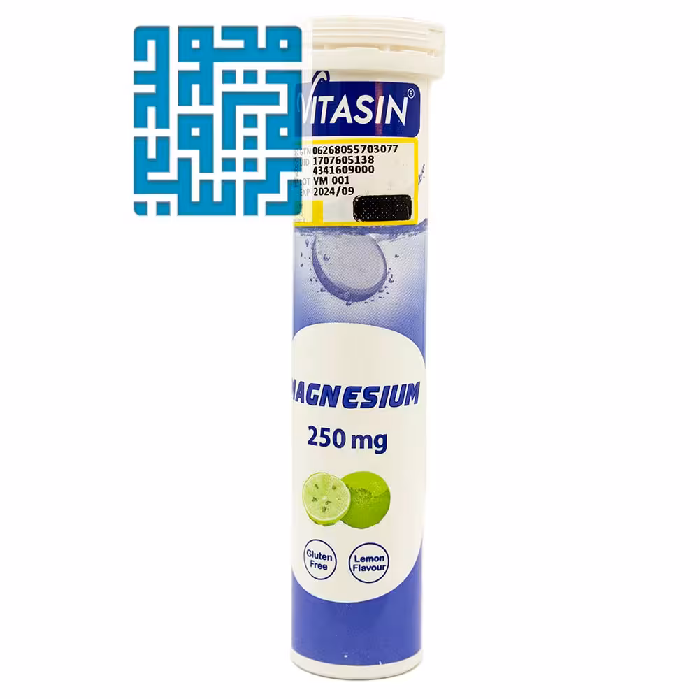 قرص جوشان منیزیم 250 میلی گرم ویتاسین سینا پیشگام 20 عددی