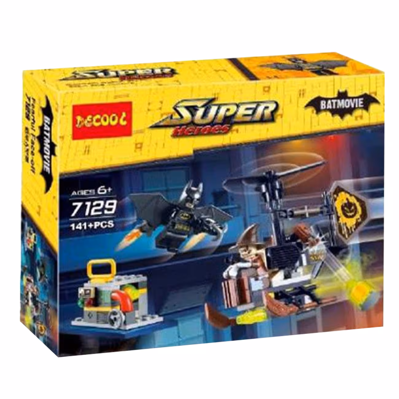 لگو مدل نبرد بتمن و مترسک کد decool 7129