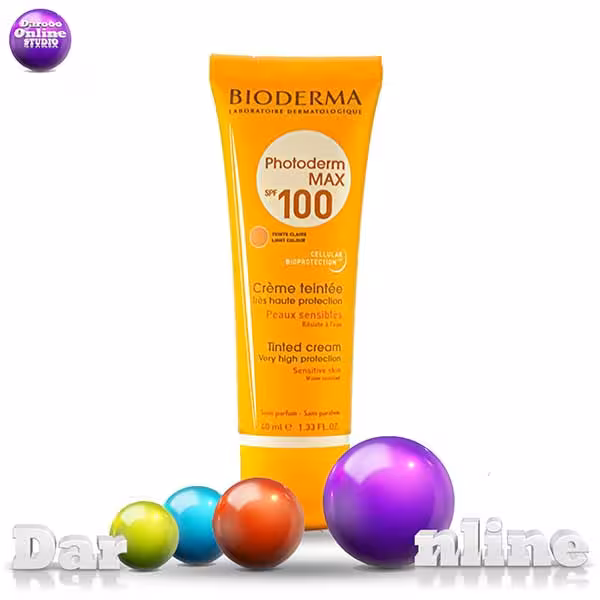 ضد آفتاب spf100 روشن بایودرما کرم40م