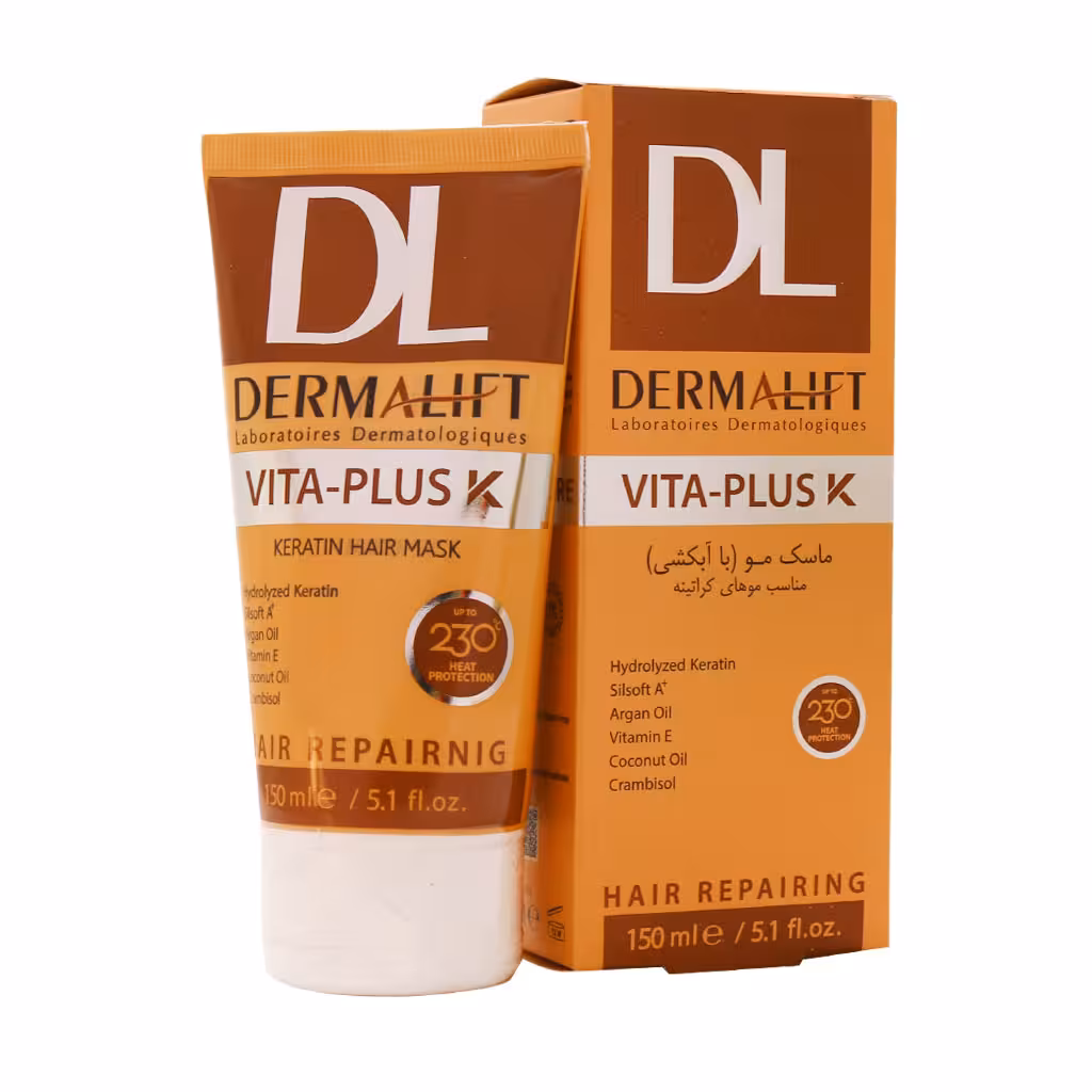 ماسک مو موهای کراتینه ویتا پلاس کی درمالیفت