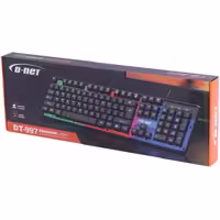کیبورد گیمینگ دی-نت مدل DT-997 با سیم RGB