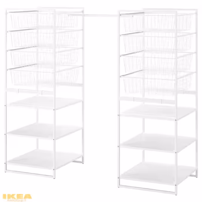 قفسه ی کمد لباس مدل JONAXEL | برند ایکیا | ارسال 15 الی 20 روز کاری