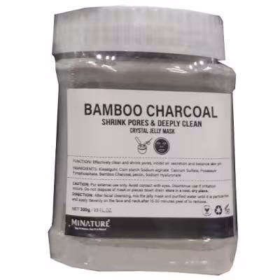 ماسک هیدروژلی Miniature مدلBamboo charcoalحجم 300 گرمی