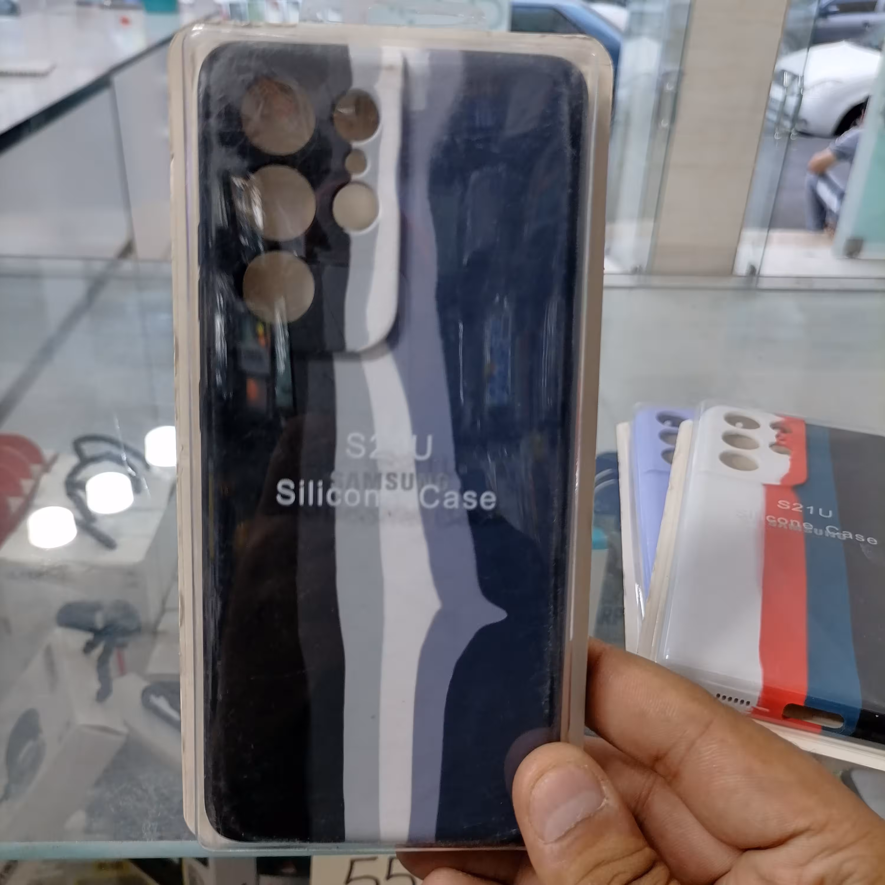 گارد سیلیکونی آبرنگی S21 ULTRA یک