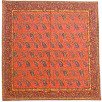 رومیزی مربع ترمه ابریشم کد TRM158