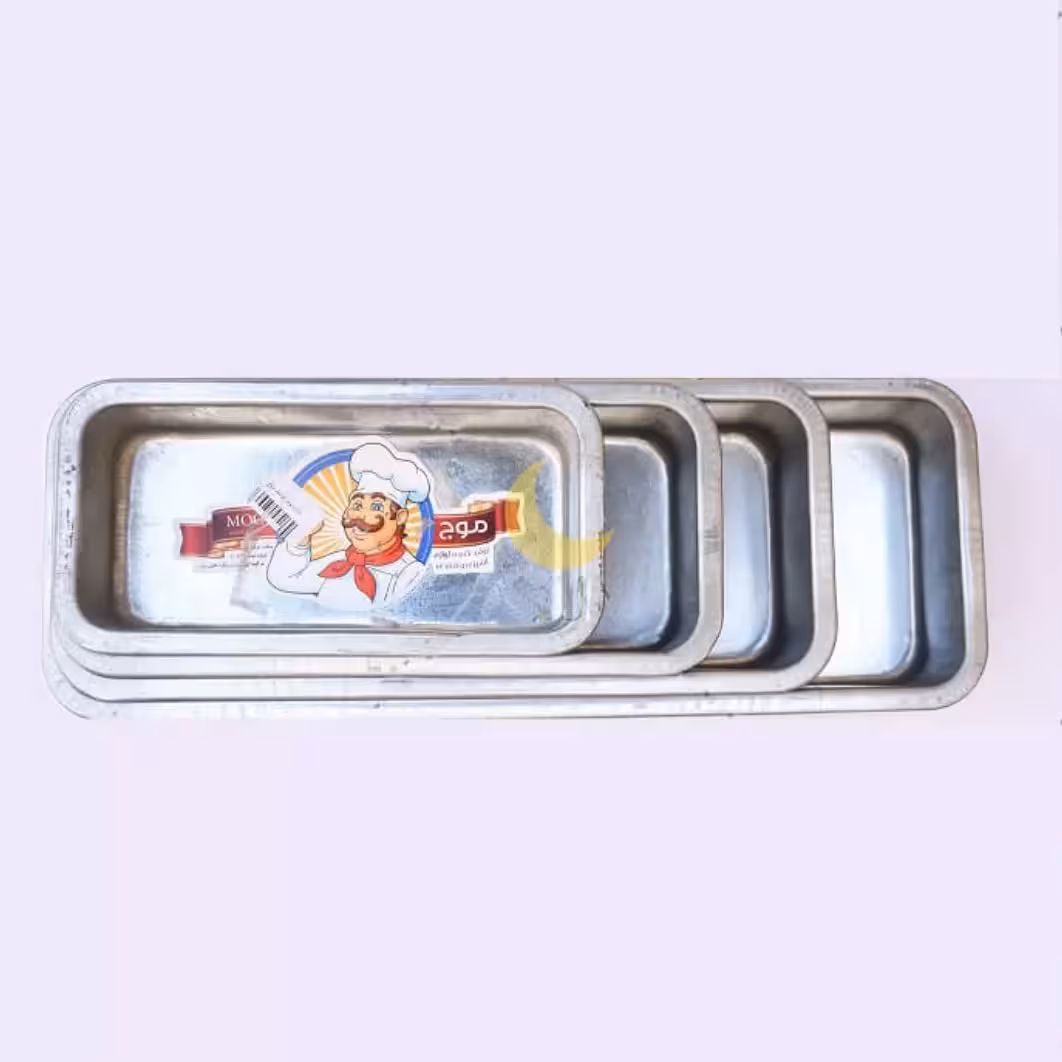 قالب مستطیل کیکس برند موج (سایز 9در20 سانت ارتفاع 6 سانت)