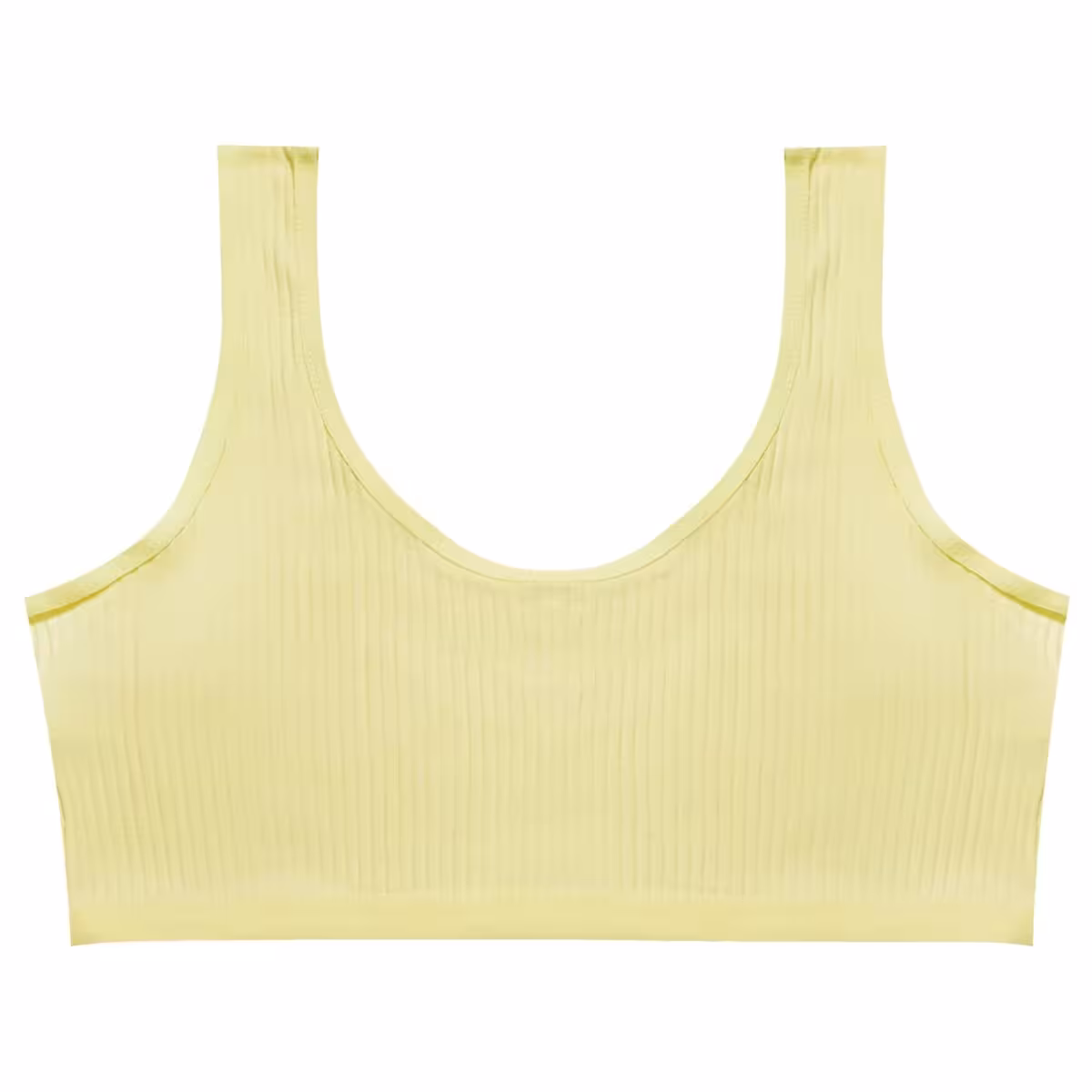 نیم تنه بدون پد دخترانه زرد کد 4632