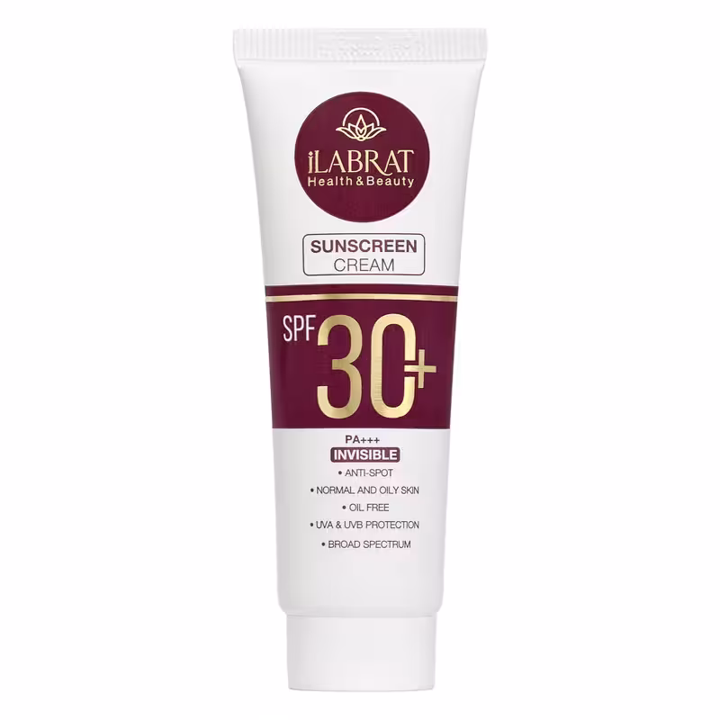 کرم ضدآفتاب SPF 30 بی رنگ ایلابرت حجم 40 میلی لیتر