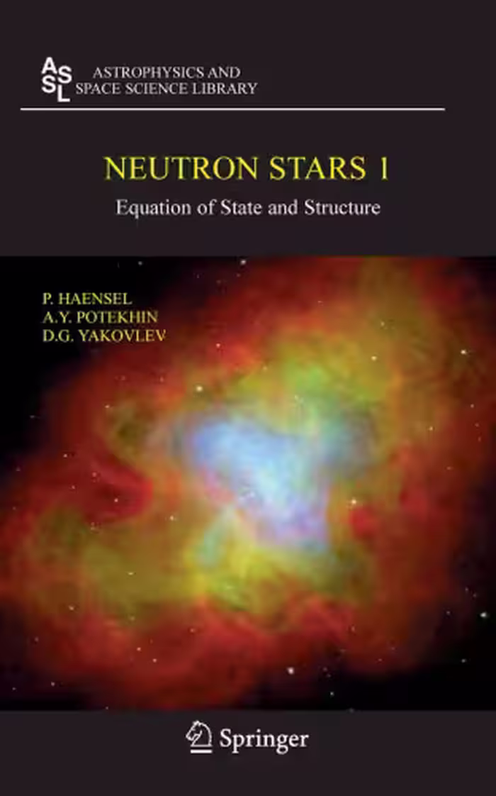 خرید و دانلود نسخه کامل کتاب Neutron Stars 1: Equation of State and Structure
