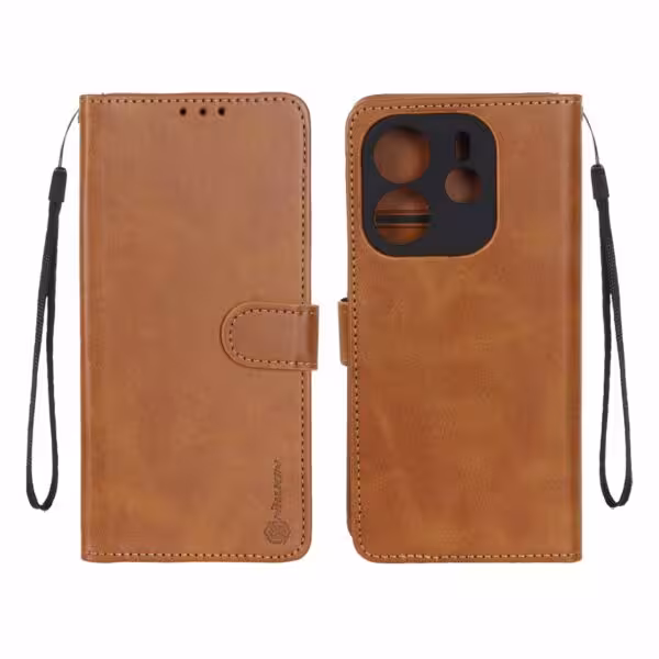 کیف چرمی کلاسوری جا کارتی موبایل مگنتی مدل شیائومی Xiaomi Redmi Note 14 4G – کد4644