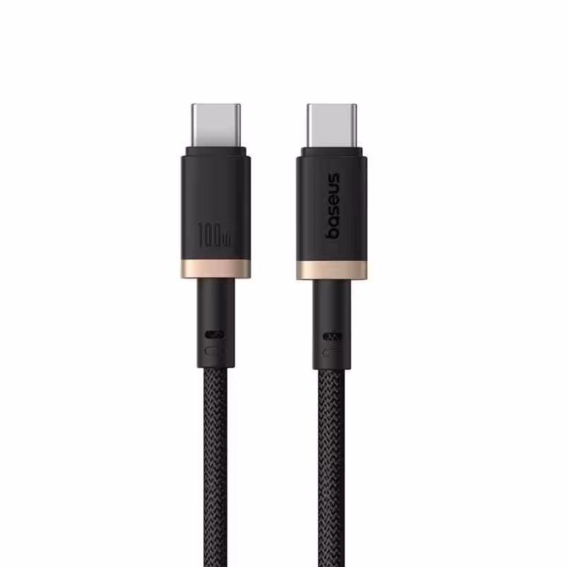 کابل شارژ USB-C به USB-C بیسوس مدل Dura P10377803U01-02 طول 2 متر توان 100 وات