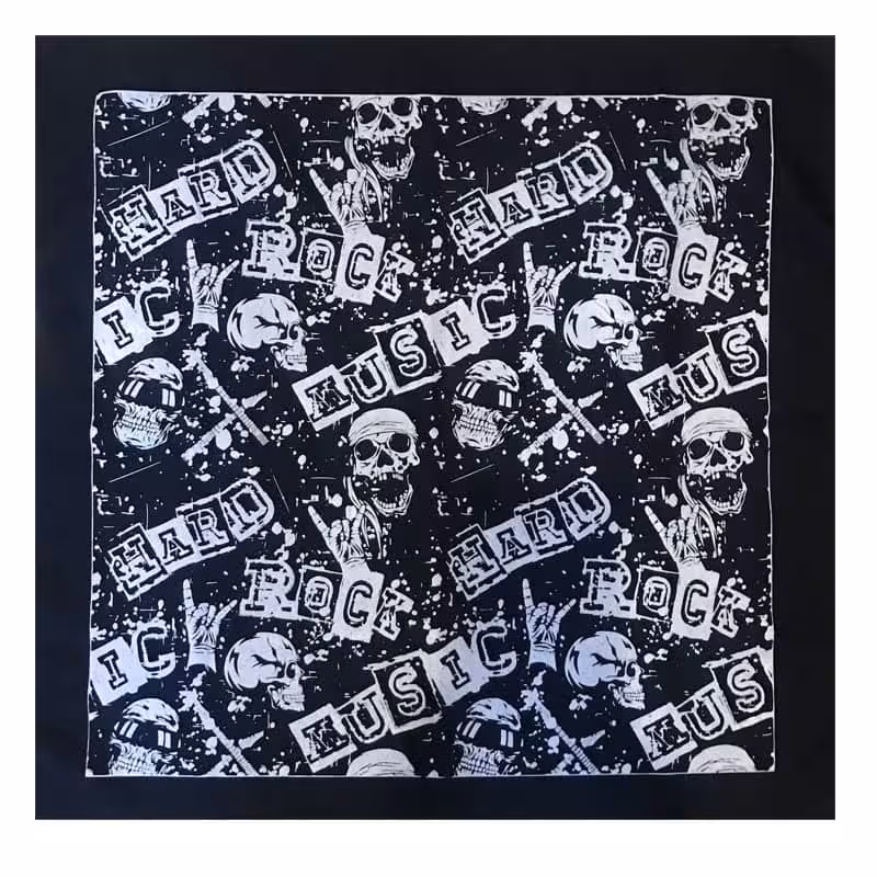 دستمال سر و گردن مدل اسکلت 7