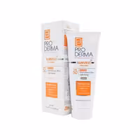 کرم ضد آفتاب فاقد چربی SPF50 پرودرما رنگ بژ روشن  Pro Derma Sunscreen SPF50 Oil Free cream